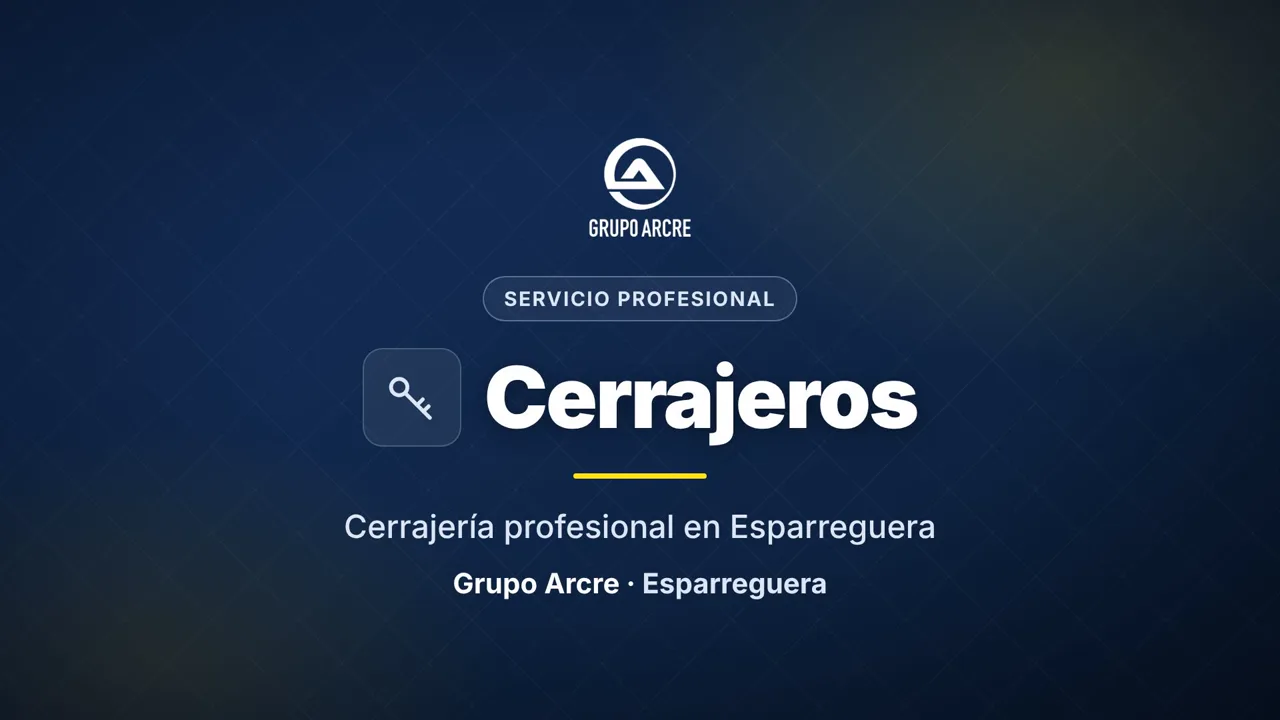 Cerrajería profesional en Esparreguera