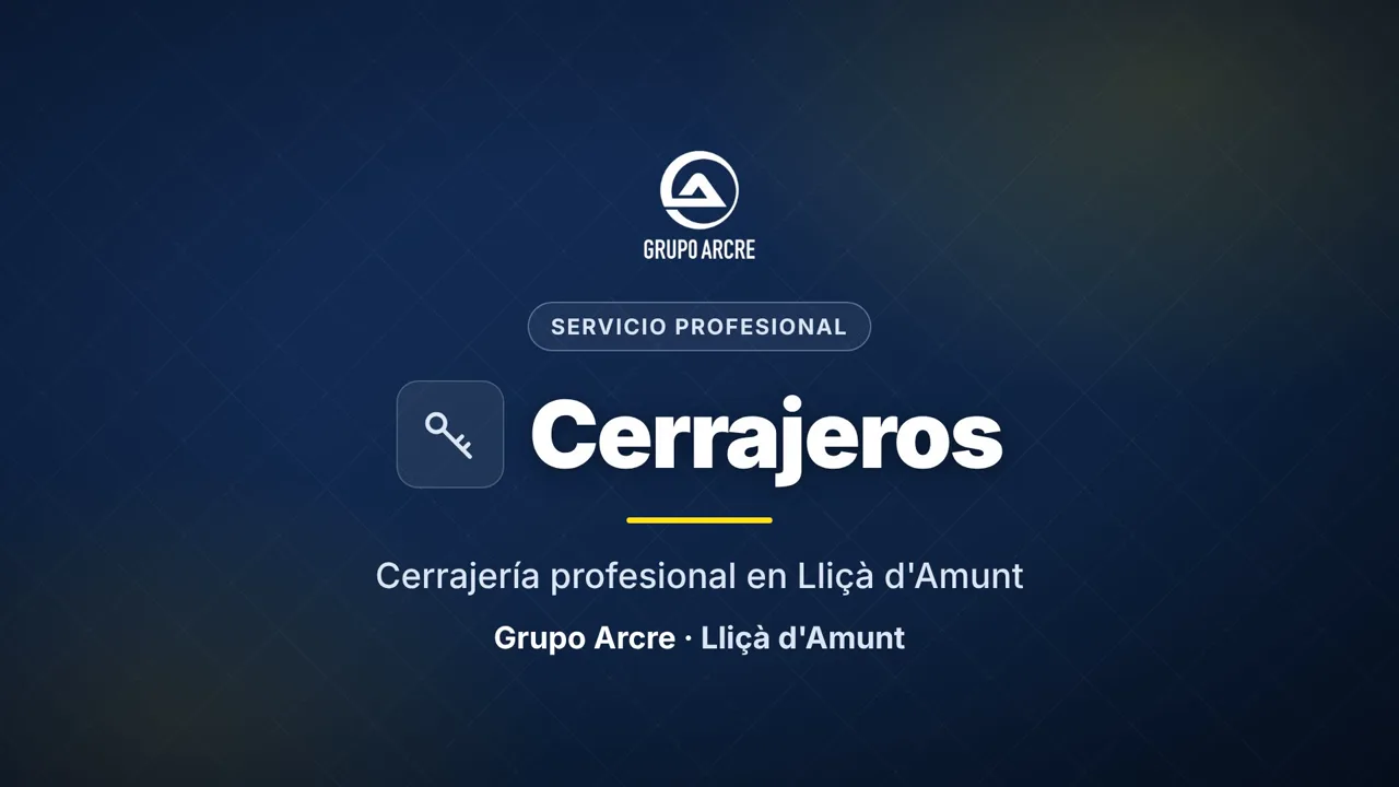 Cerrajería profesional en Lliçà d'Amunt