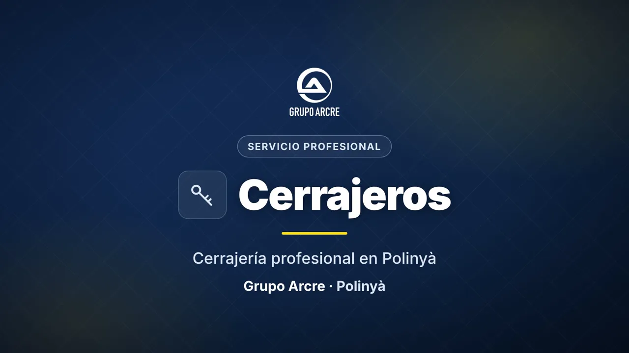 Cerrajería profesional en Polinyà