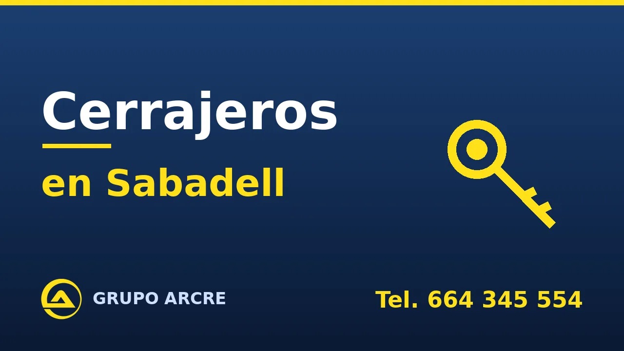 Cerrajería profesional en Sabadell